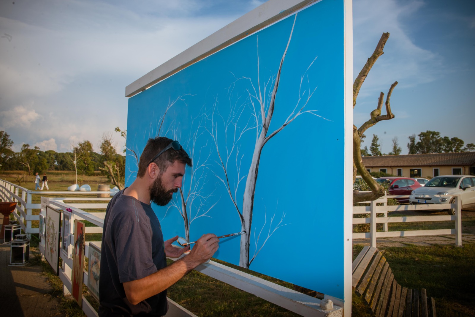 10 in arte, un nuovo spazio per la cultura, l dove il Tevere si raddoppia